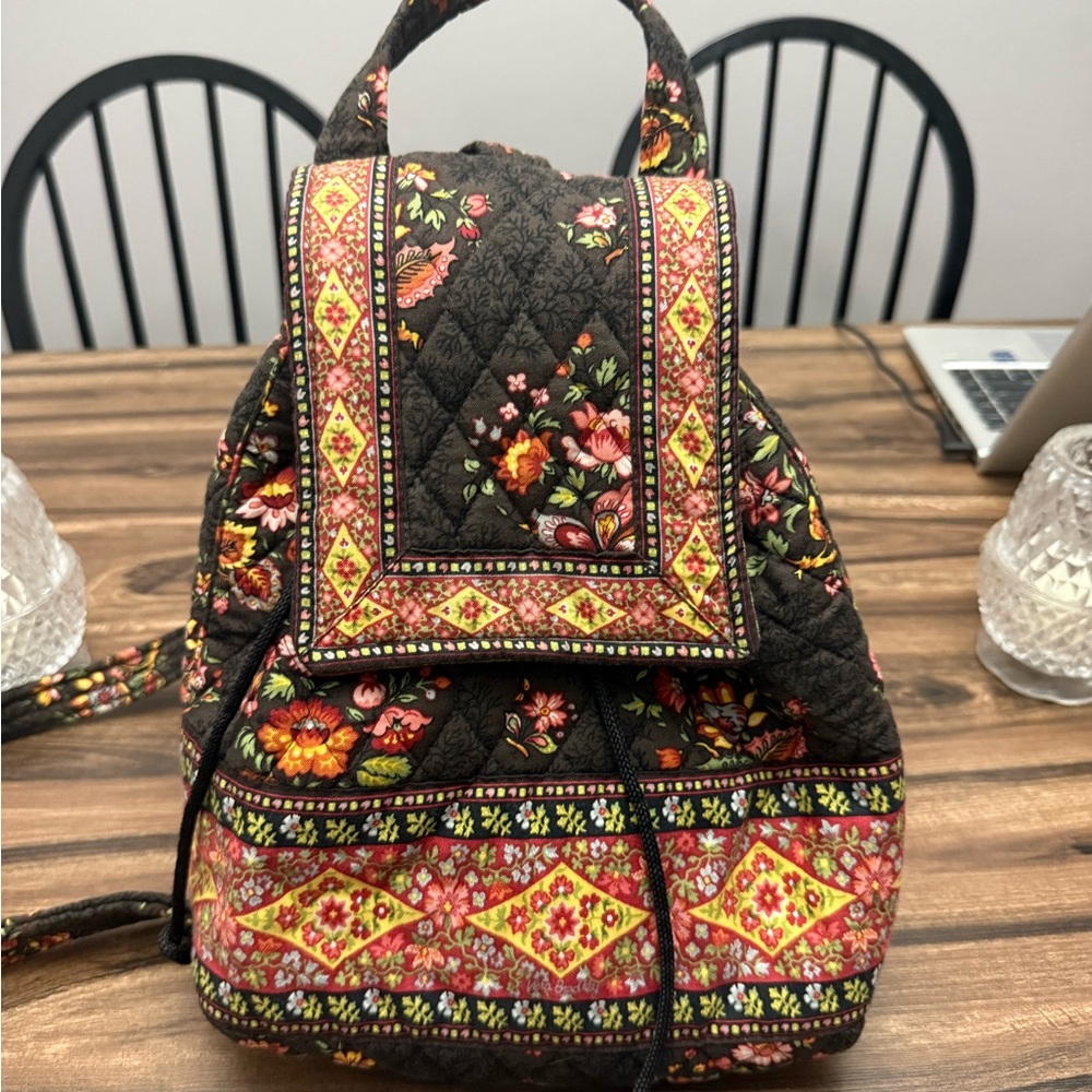 Vera Bradley Floral Quilted Backpack